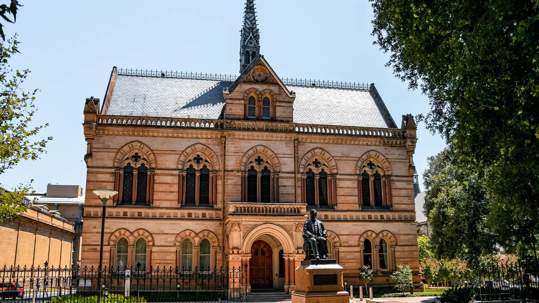 The sandstone Mitchell Building on Adelaide’s North Terrace