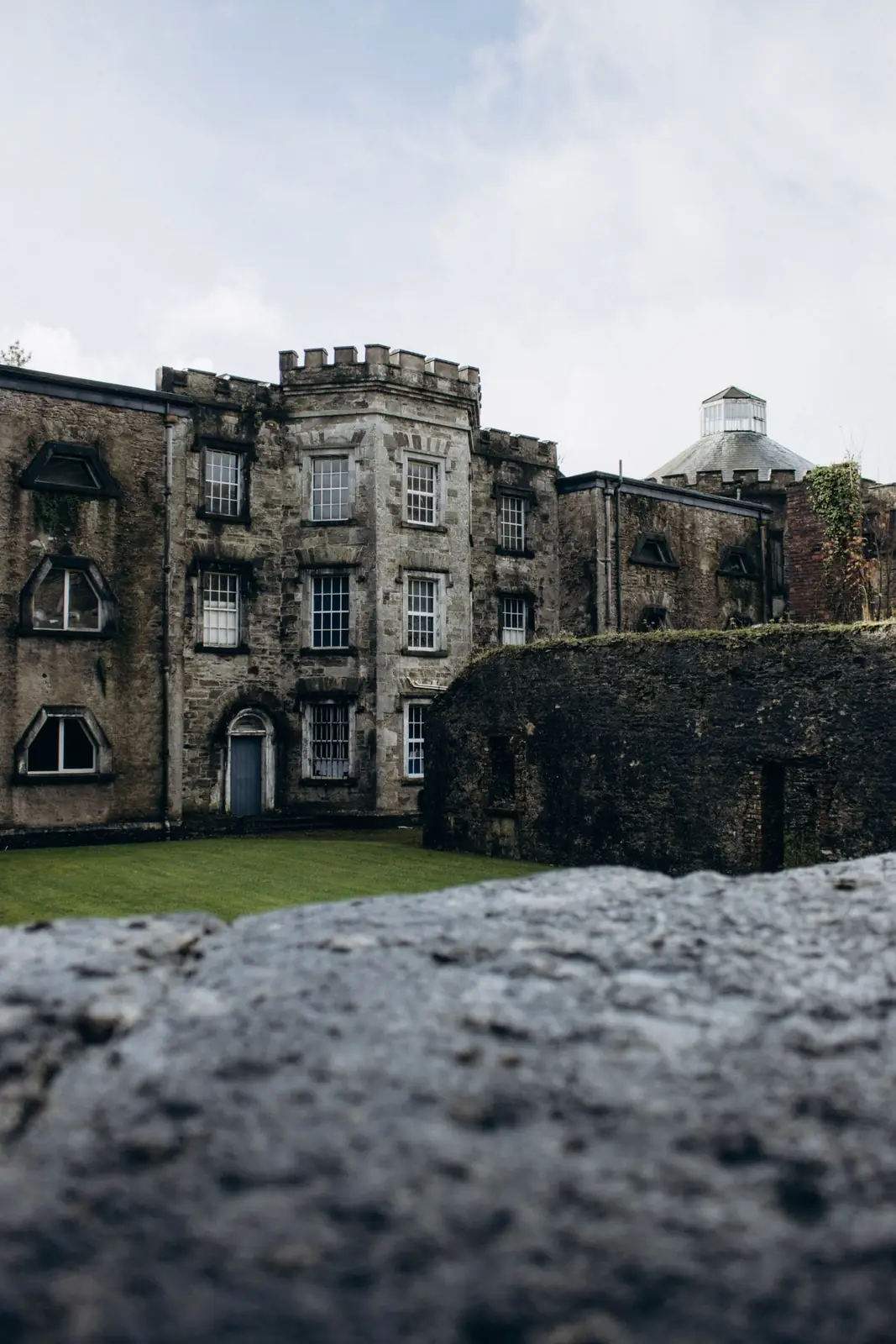 The exterior of Cork City Gaol museum
