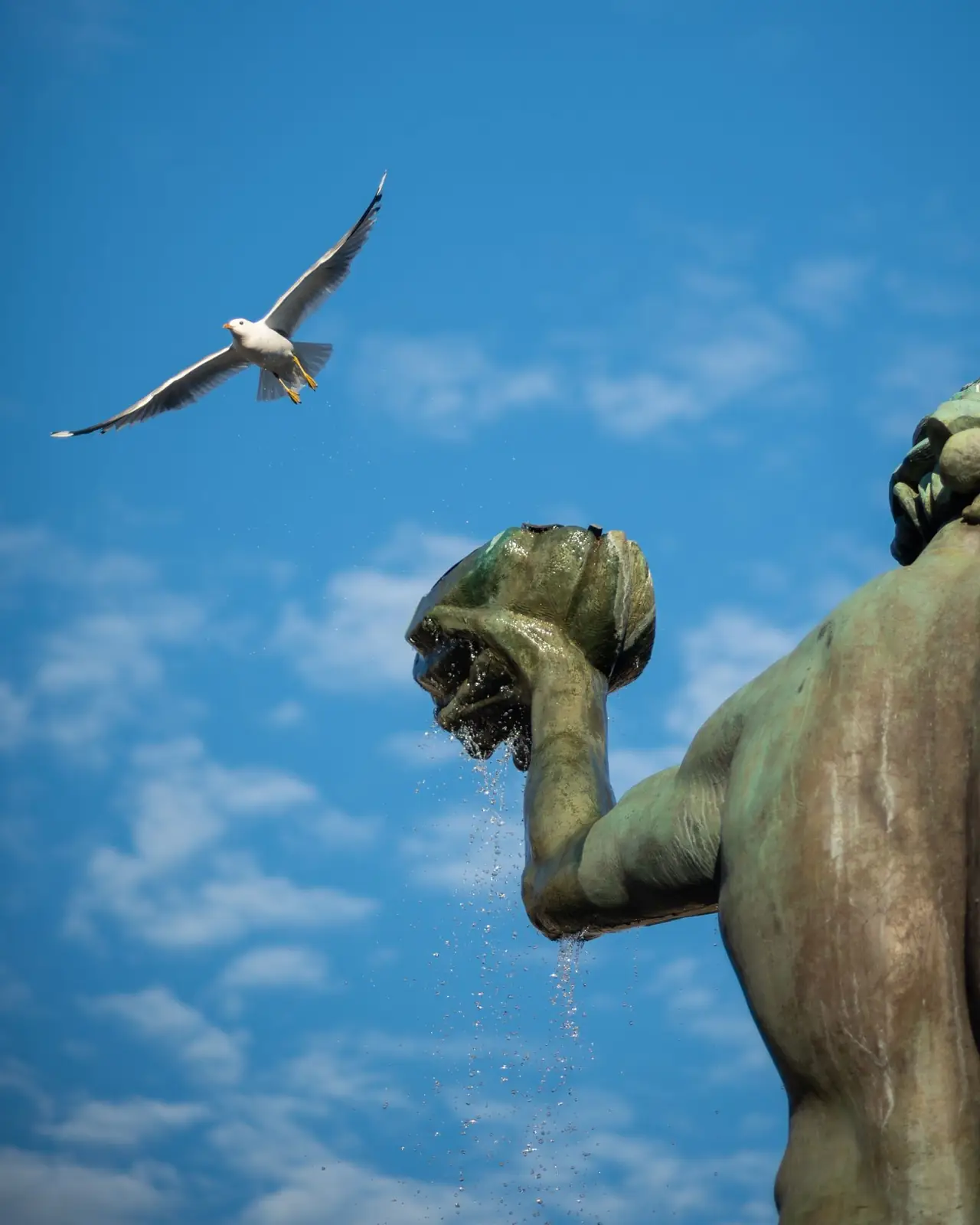 Carl Milles’s Poseidon statue at Götaplatsen in Gothenburg