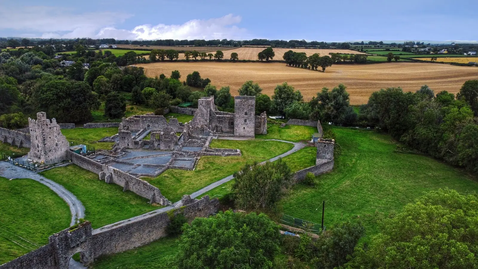 Kells Priory’s enclosed ruins in County Kilkenny