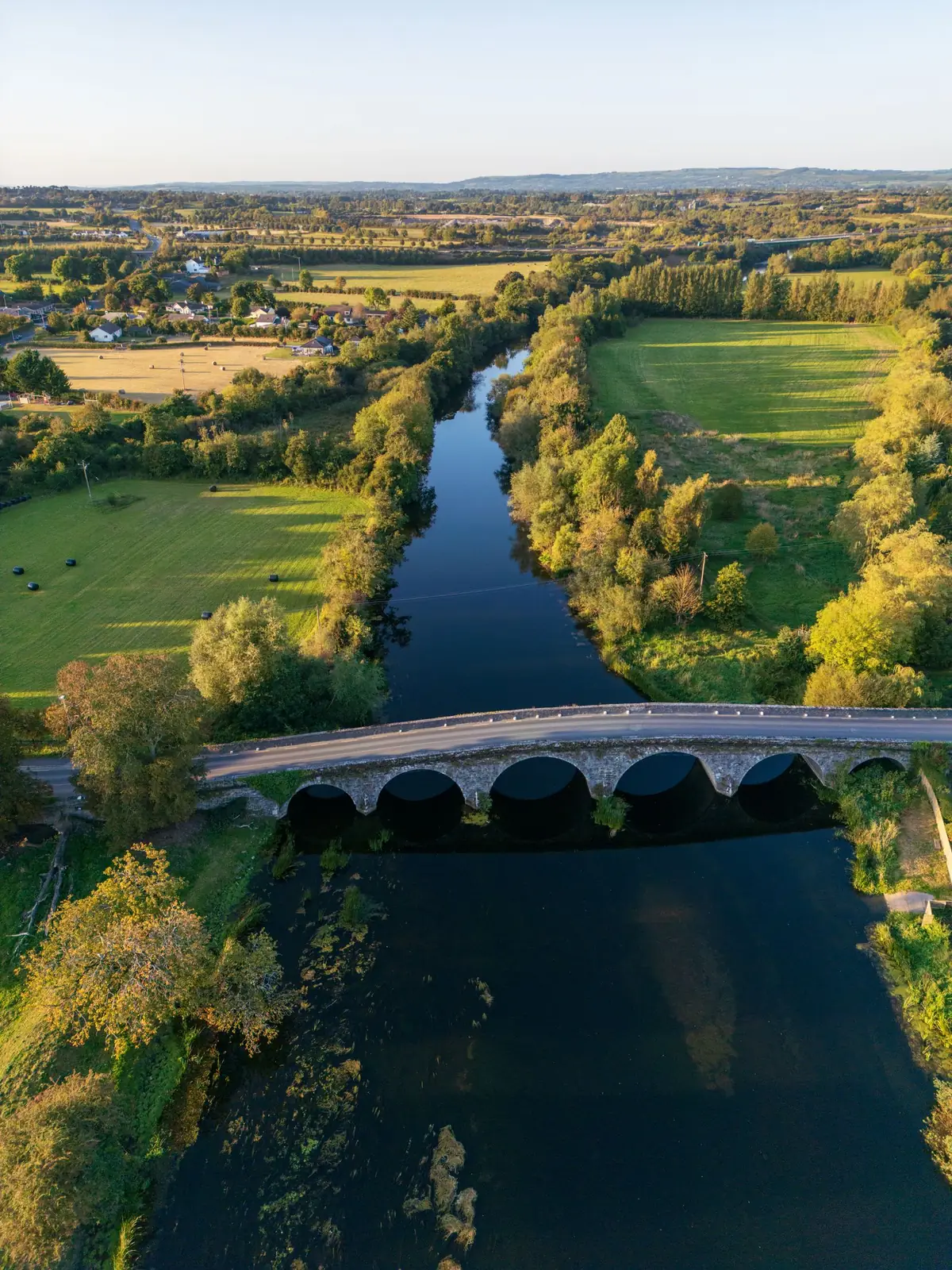 Bennettsbridge and the River Nore in County Kilkenny