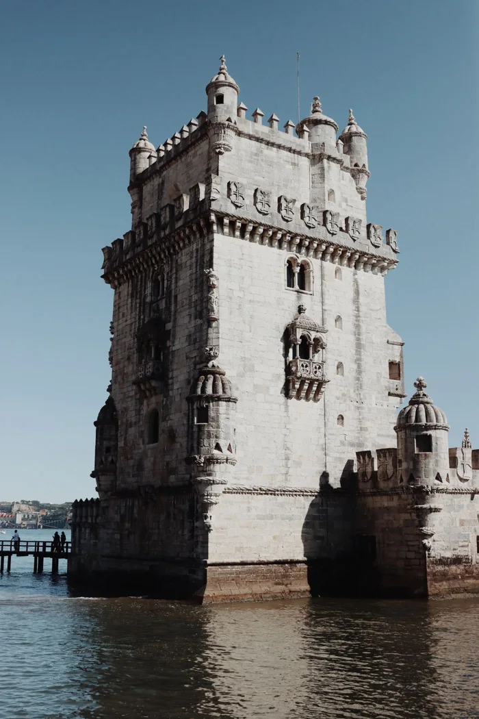 Belém Tower beside the Tagus in Lisbon
