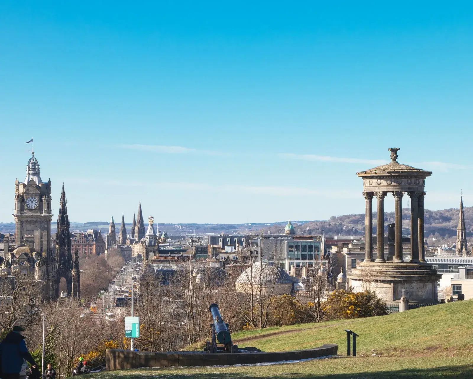 Edinburgh's skyline viewed from Calton Hill